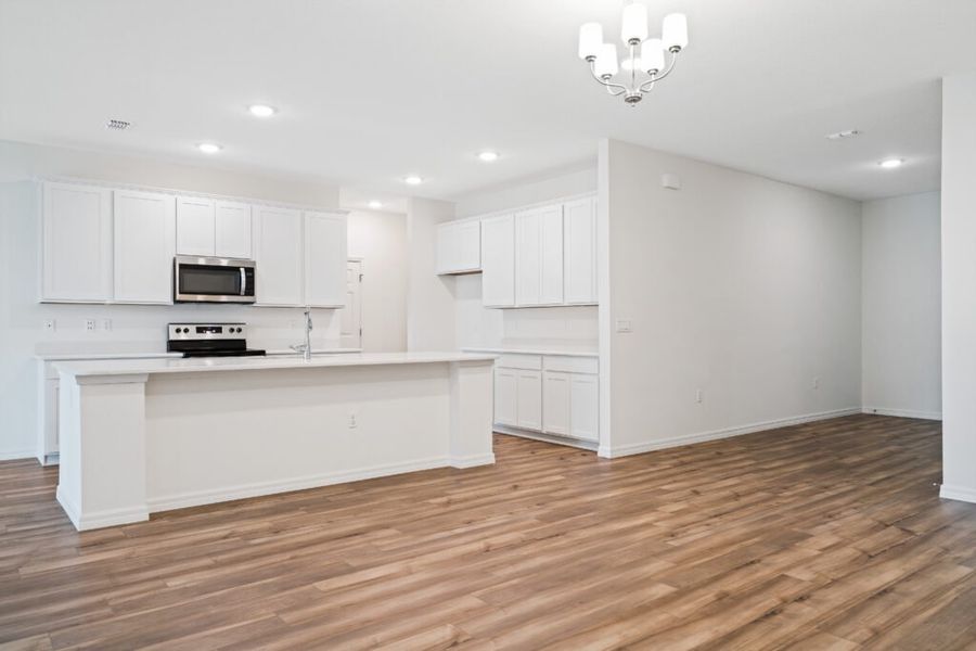 Representative unfurnished interior of a home built from the Naples by Holiday Builders in Pine Ridge, Beverly Hills (Image 7).