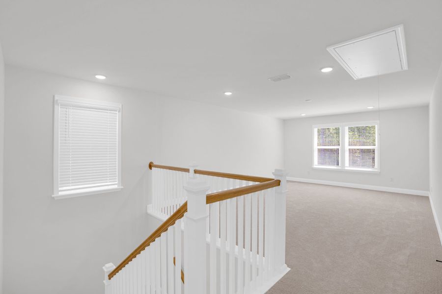 Spacious, unfurnished interior of a new home in Oakleaf Chase, Blythewood (Image 38).