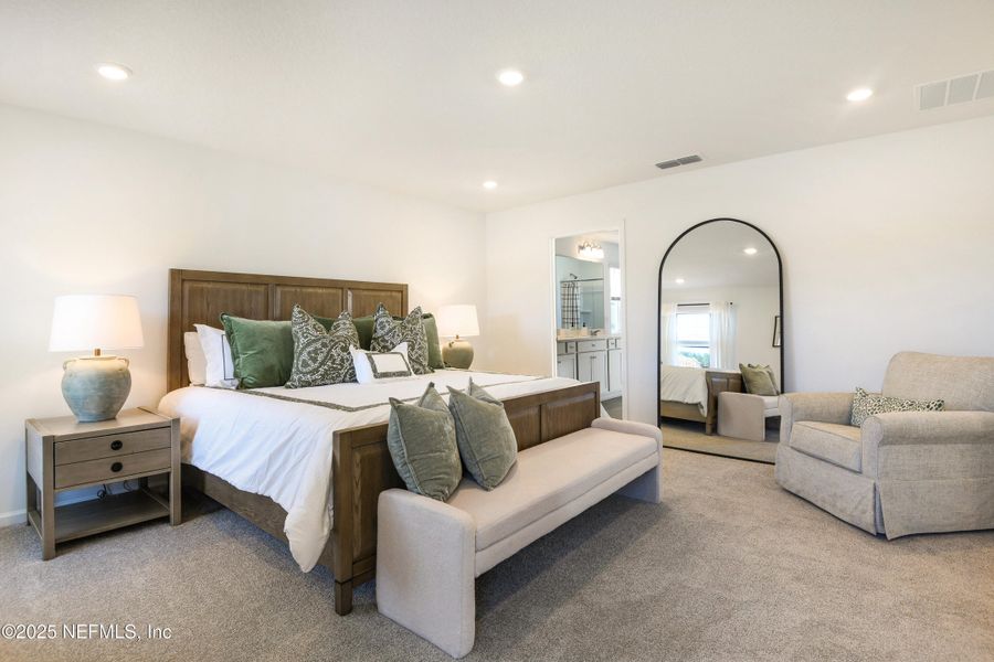 Furnished interior view inside a new home in Wilford Oaks, Orange Park (Image 13). Furnished interior view inside a new home in Wilford Oaks, Orange Park (Image 13).