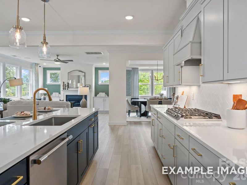Furnished interior view inside a new home in Windgate, Mooresville (Image 24).
