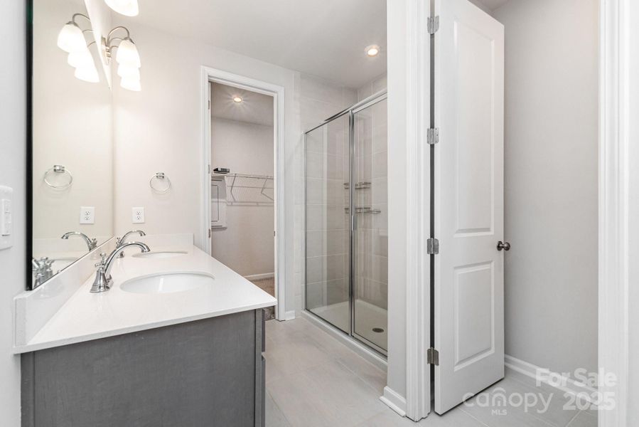 Furnished interior view inside a new home in , Charlotte (Image 8).