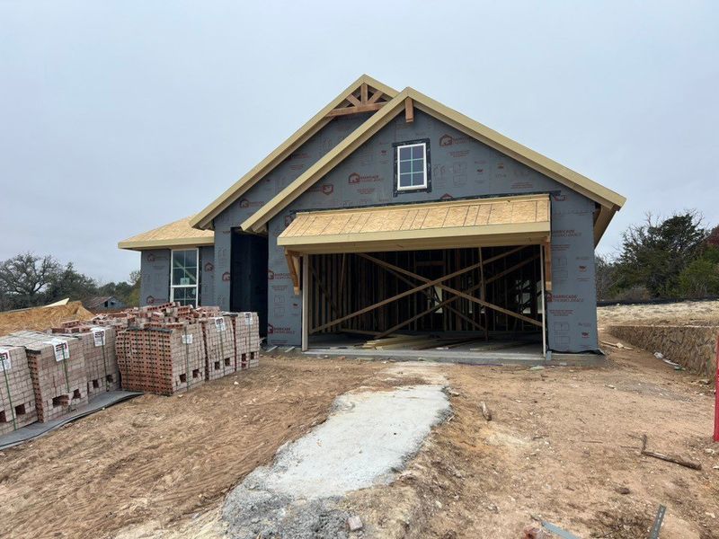In-progress construction of a new home in Waterford Park, Weatherford, TX (Image 12). In-progress construction of a new home in Waterford Park, Weatherford, TX (Image 12).
