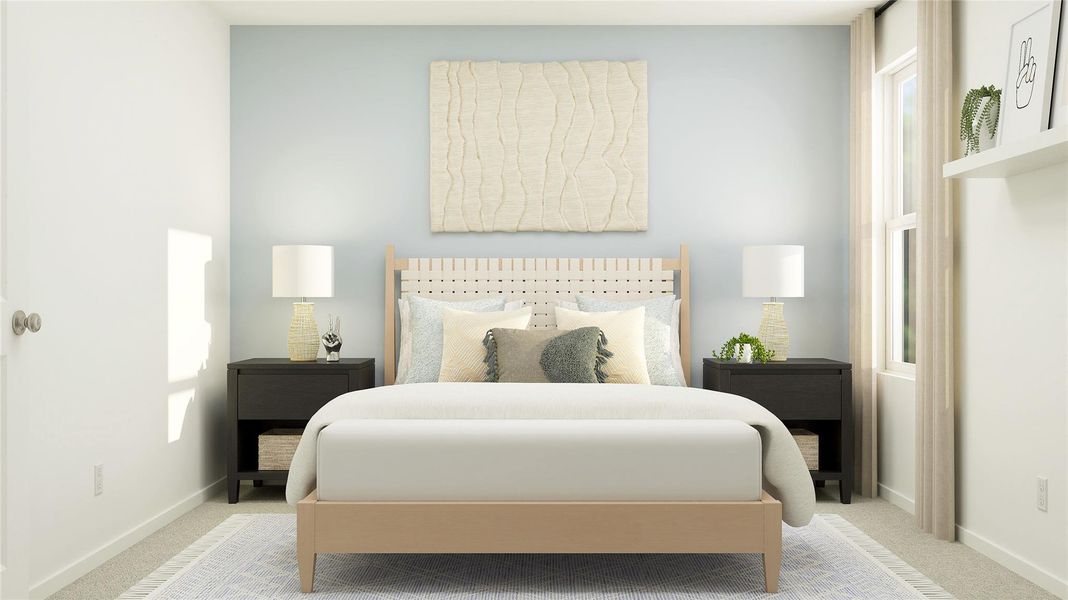 Furnished interior view inside a new home in Meadowlark Preserve, Pflugerville (Image 3).