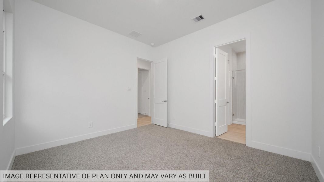 Representative unfurnished interior of a home built from the Portifino by D.R. Horton in Butlers Bend Estates, Pinehurst (Image 40).
