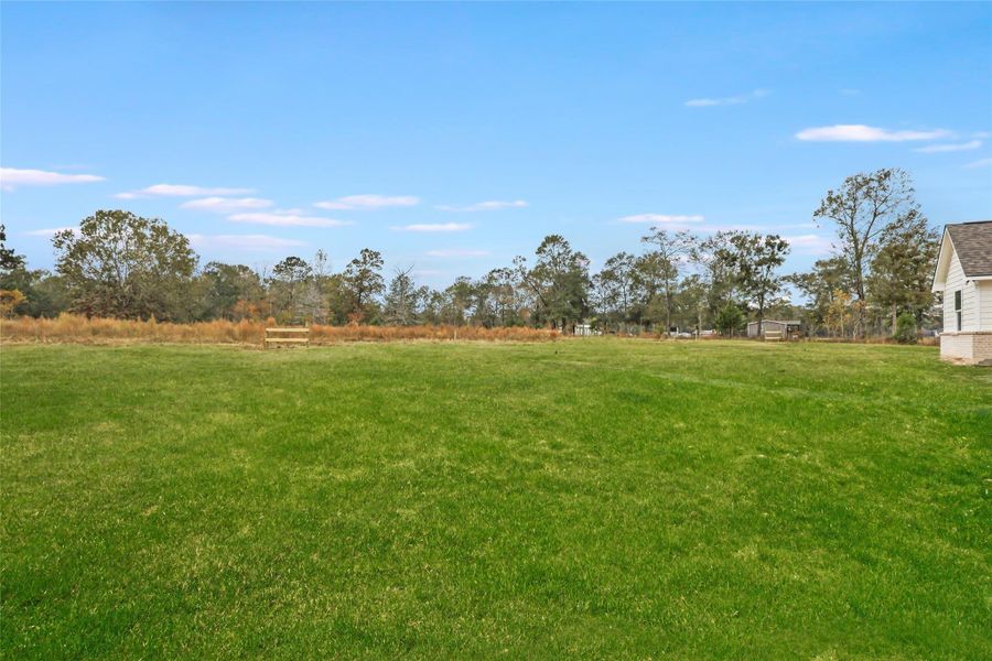 Property view - enhanced photos so you will see what it looks like when the grass starts growing back!