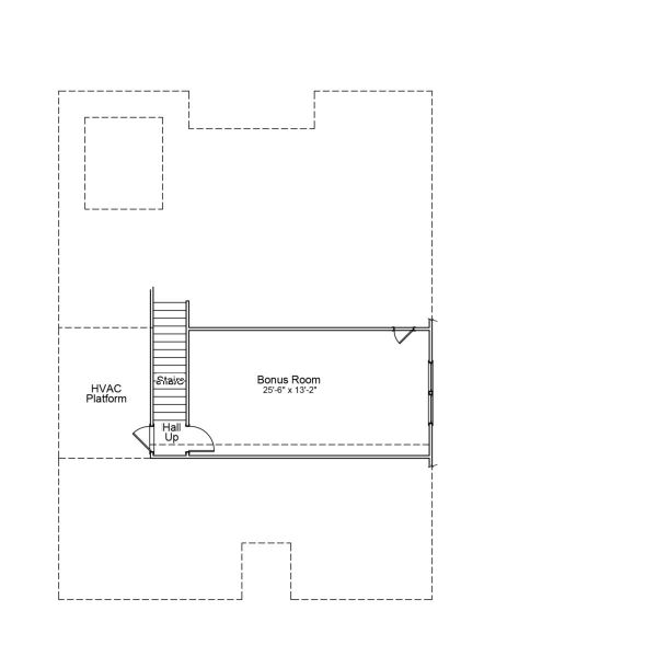 2D floor plan layout of this home in Grand Park, Leland, NC (Image 4).