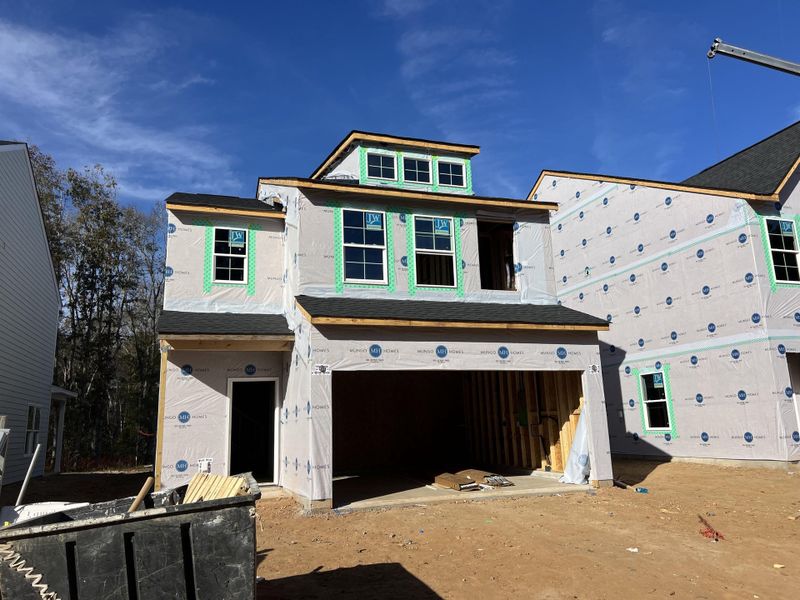 In-progress construction of a new home in Central Creek, Goose Creek, SC (Image 34).