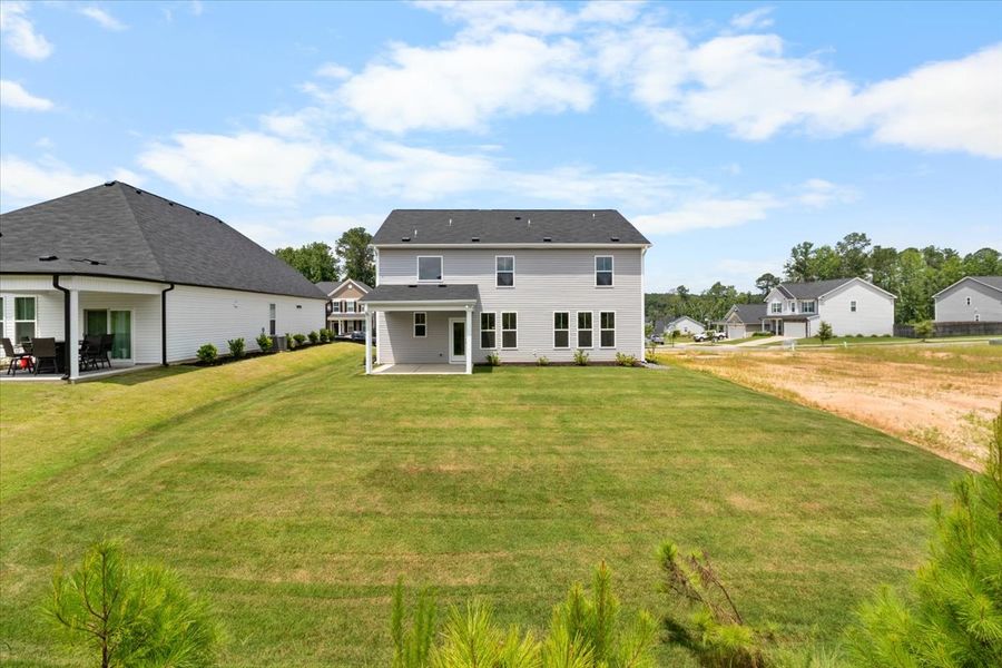 Front exterior of a new home in Windsor, North Augusta, SC, highlighting curb appeal (Image 25).