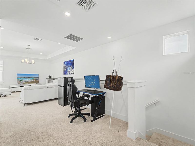 Furnished interior view inside a new home in , San Antonio (Image 63).