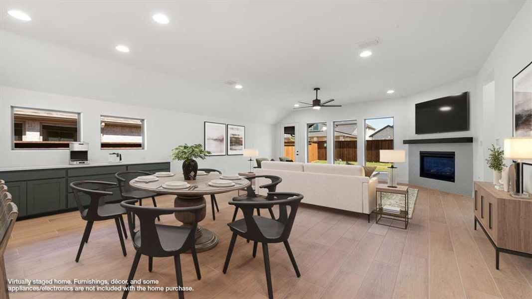 Furnished interior view inside a new home in Cambridge Crossing, Celina (Image 6).