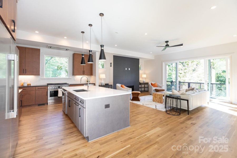 Furnished interior view inside a new home in , Charlotte (Image 18).