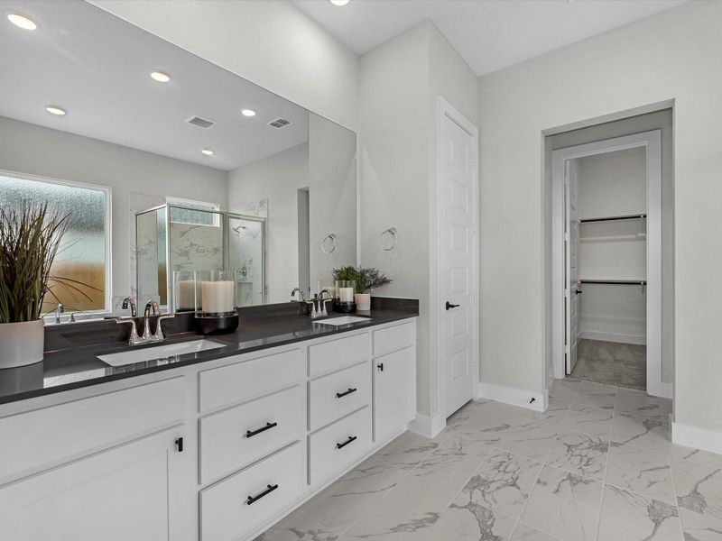 Furnished interior view inside a new home in The Arbor At Pecan Ridge, Fulshear (Image 8).