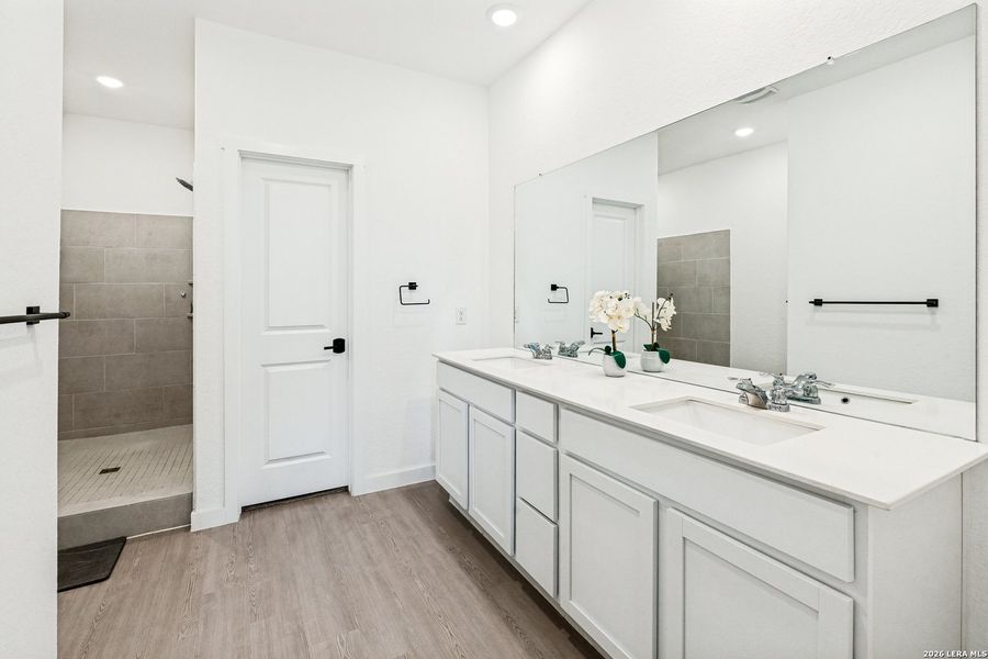 Furnished interior view inside a new home in Hidden Trails, Bulverde (Image 11).