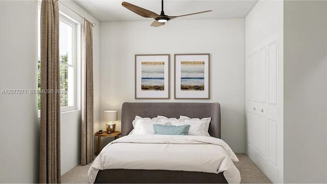 Furnished interior view inside a new home in Solstice, Miami (Image 10). Furnished interior view inside a new home in Solstice, Miami (Image 10).