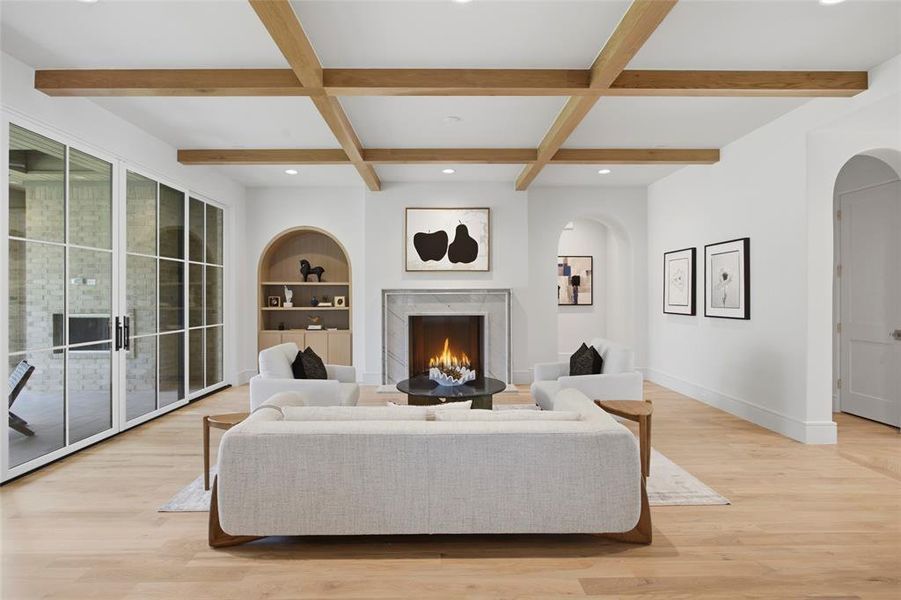 Furnished interior view inside a new home in , Dallas (Image 30).