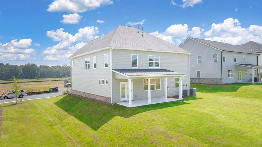 Exterior details and patio area of a home in Independence, Loganville (Image 4).