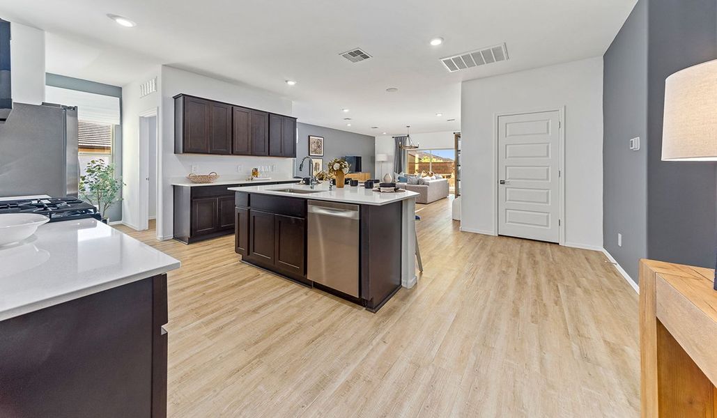 Furnished interior view inside a new home in Saguaro Bloom, Marana (Image 5). Furnished interior view inside a new home in Saguaro Bloom, Marana (Image 5).