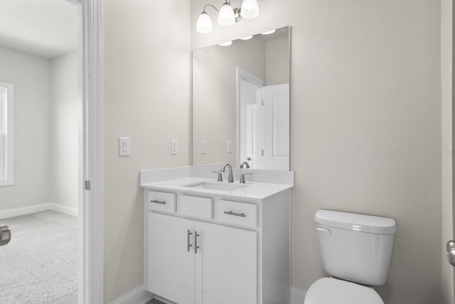 Representative furnished interior of a home built from the The Caplin by The Providence Group in Aberdeen, Hoschton (Image 8).