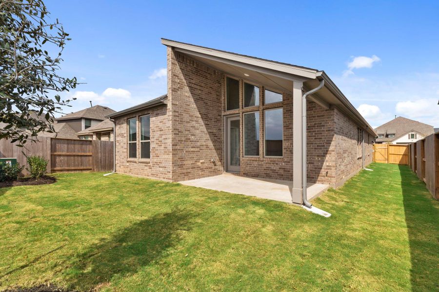 Exterior details and patio area of a home in Meridiana 40', 65', Iowa Colony (Image 3). Exterior details and patio area of a home in Meridiana 40', 65', Iowa Colony (Image 3).