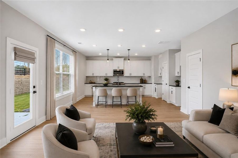 Furnished interior view inside a new home in , Villa Rica (Image 8).