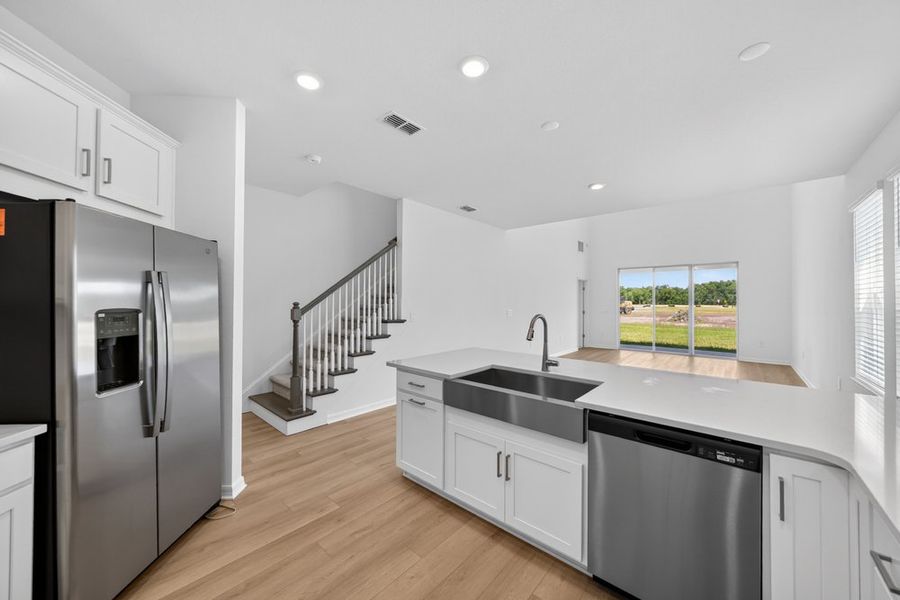 Furnished interior view inside a new home in Westview Community Group Page, Poinciana (Image 6).