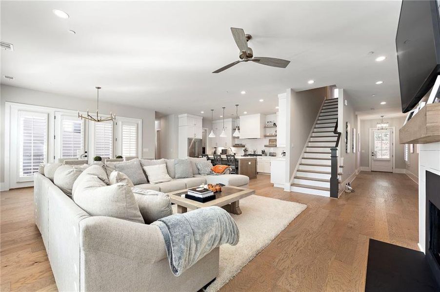Furnished interior view inside a new home in , Marietta (Image 17).