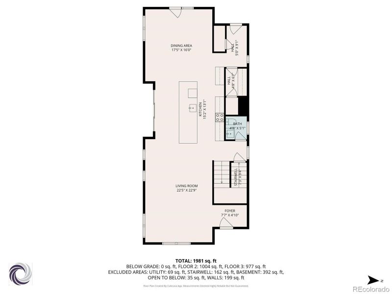 2D floor plan layout of this home in , Denver, CO (Image 29).