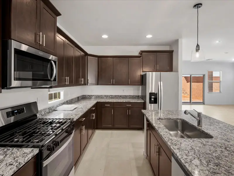 Furnished interior view inside a new home in Sunset Crest - Signature Series, Tucson (Image 3).