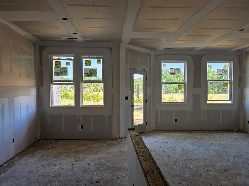 In-progress construction of a new home in Springvale, Fuquay Varina, NC (Image 51).