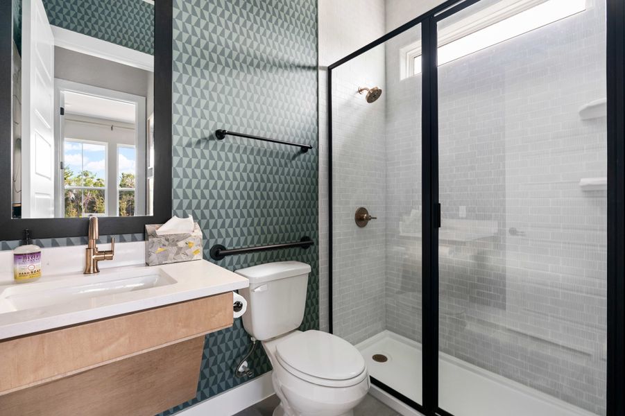 Furnished interior view inside a new home in Heritage, Dripping Springs (Image 40). Furnished interior view inside a new home in Heritage, Dripping Springs (Image 40).