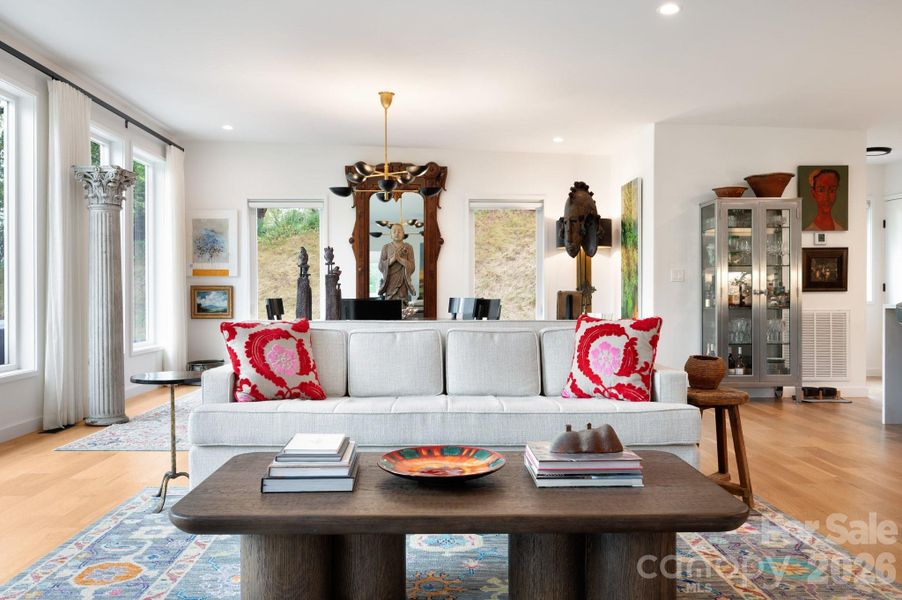 Furnished interior view inside a new home in , Asheville (Image 9).