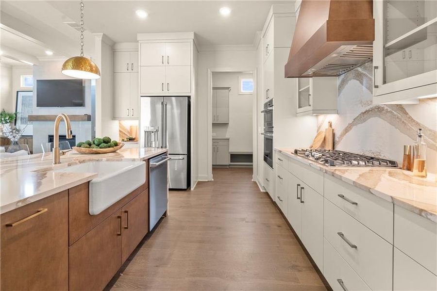 Furnished interior view inside a new home in Aberdeen, Hoschton (Image 15).