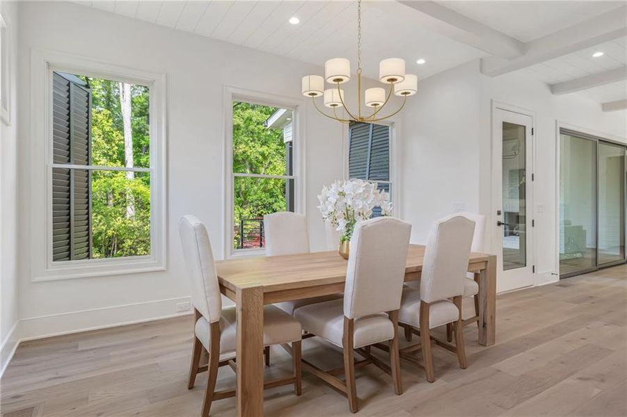 Furnished interior view inside a new home in , Roswell (Image 16).