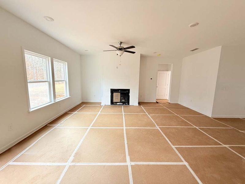 Family Room Construction Progress