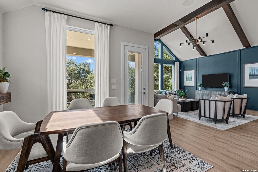 Furnished interior view inside a new home in Esperanza, Boerne (Image 26).