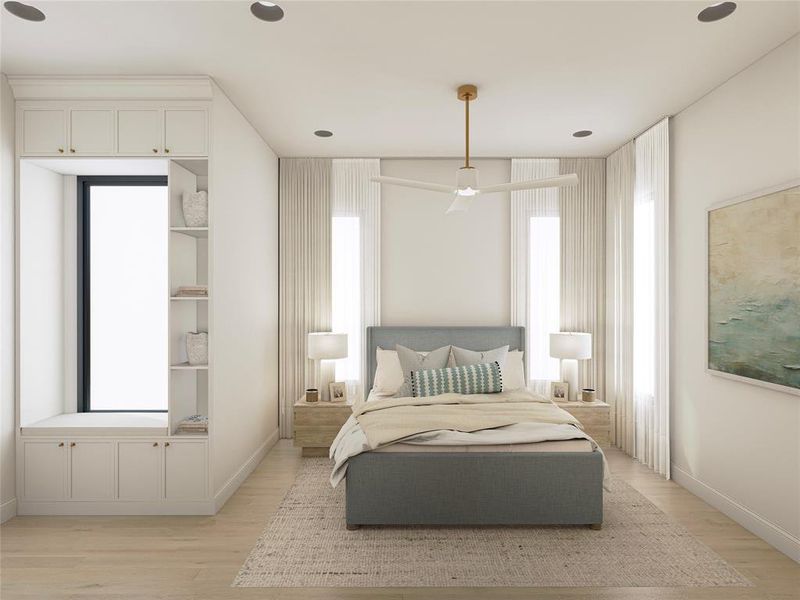 Furnished interior view inside a new home in , Heath (Image 34).