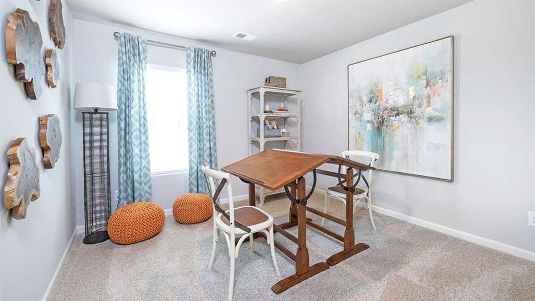 Furnished interior view inside a new home in , Atlanta (Image 25). Furnished interior view inside a new home in , Atlanta (Image 25).