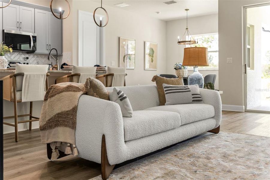 Furnished interior view inside a new home in , Sebring (Image 33).