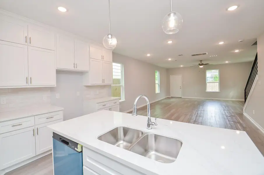 Furnished interior view inside a new home in , Houston (Image 7).
