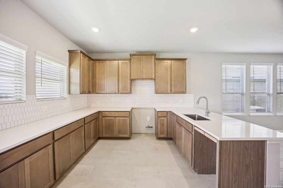 Furnished interior view inside a new home in Kallison Ranch, San Antonio (Image 17). Furnished interior view inside a new home in Kallison Ranch, San Antonio (Image 17).