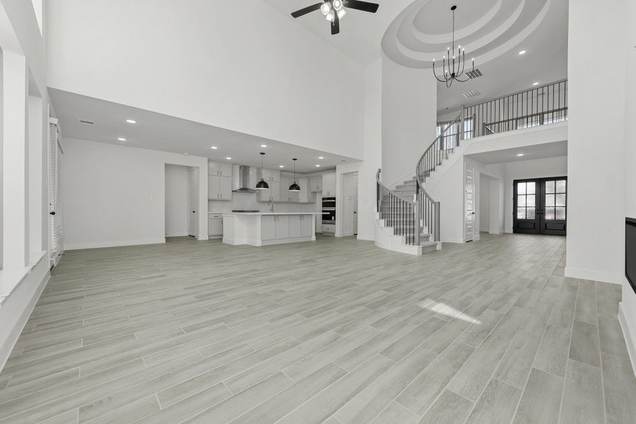 Representative unfurnished interior of a home built from the The Milton III by Westin Homes in Bridgeland, Cypress (Image 7). Representative unfurnished interior of a home built from the The Milton III by Westin Homes in Bridgeland, Cypress (Image 7).