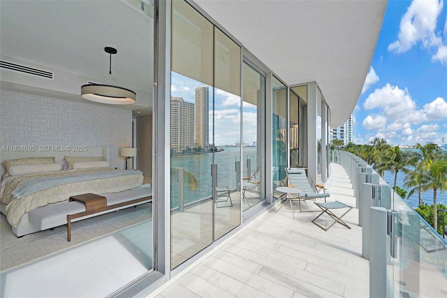 Exterior details and patio area of a home in , Miami (Image 2).