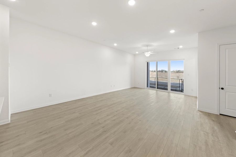 Open Living-Dining Room