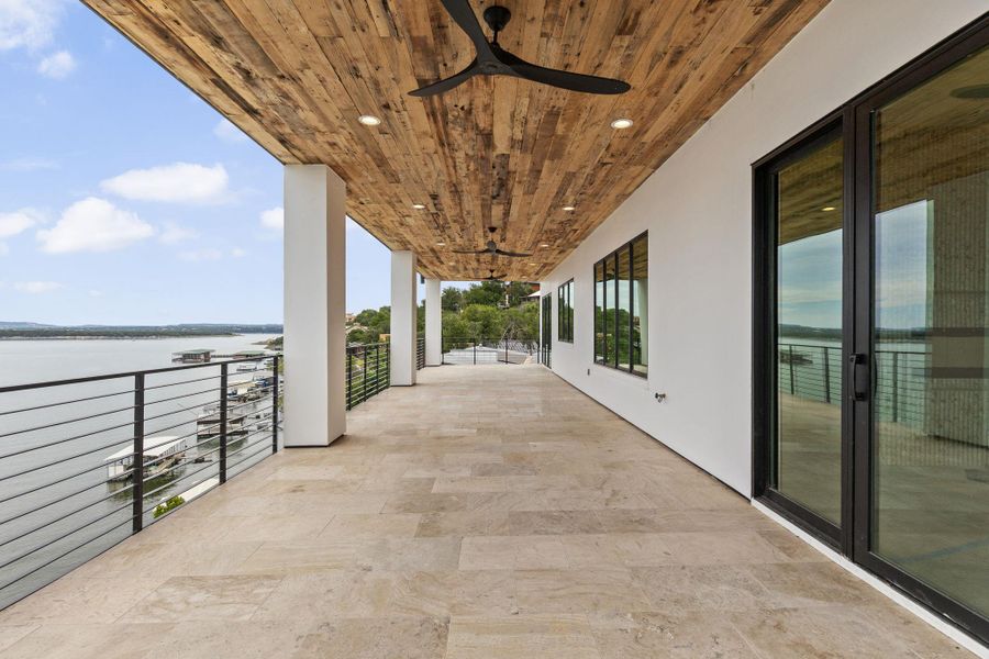 Exterior details and patio area of a home in , Lakeway (Image 22).