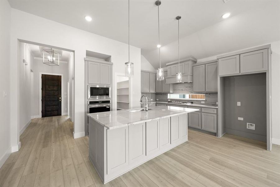 Furnished interior view inside a new home in Shady Valley Estates, Midlothian (Image 11).