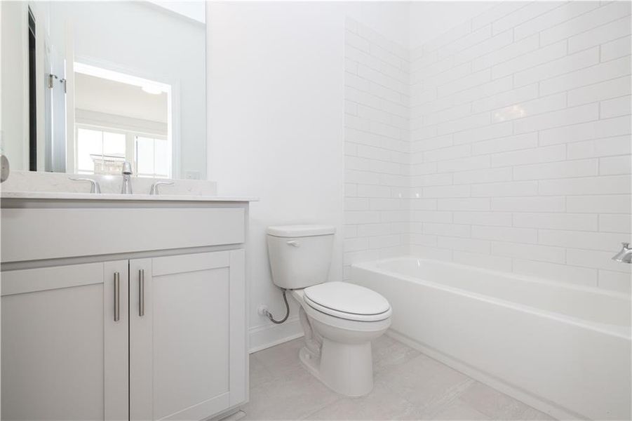 Furnished interior view inside a new home in Millcroft Townhomes, Buford (Image 7). Furnished interior view inside a new home in Millcroft Townhomes, Buford (Image 7).