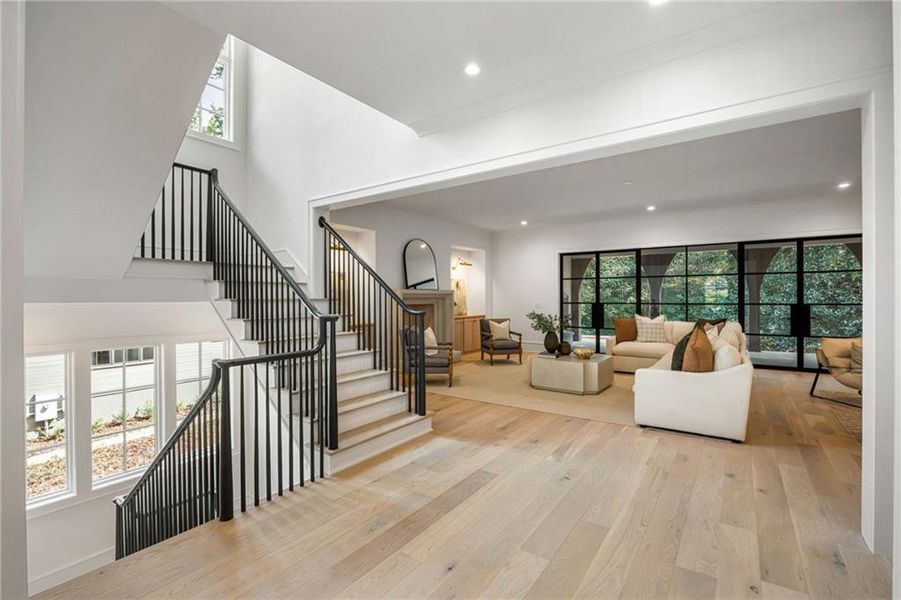Furnished interior view inside a new home in , Atlanta (Image 7).