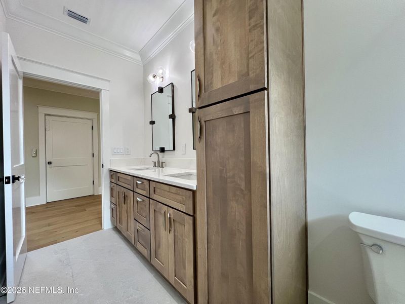 Furnished interior view inside a new home in , Jacksonville (Image 72).