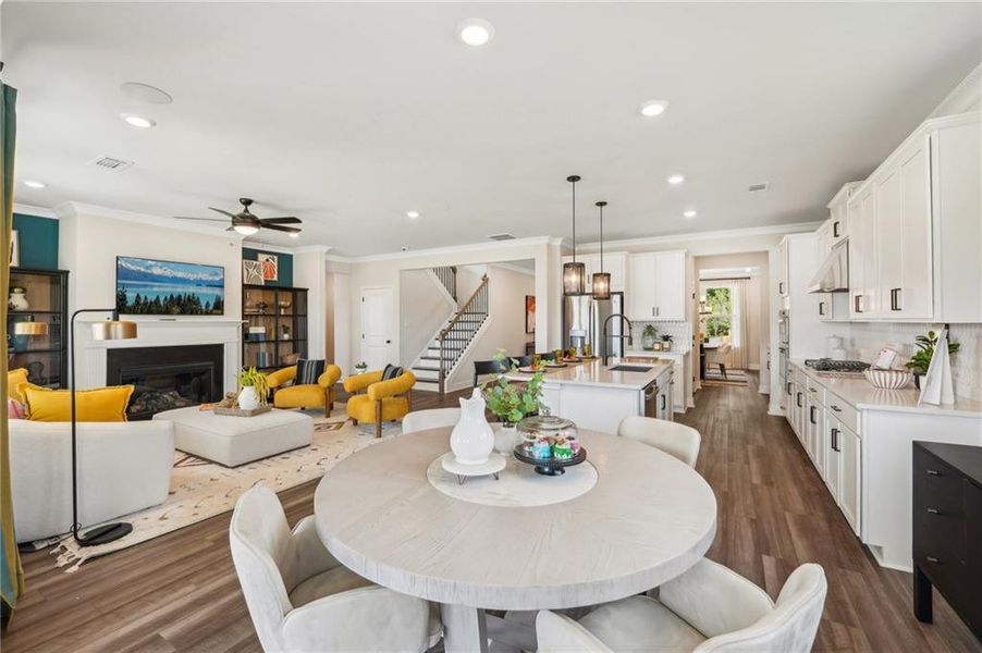 Furnished interior view inside a new home in Bennett Farm, Loganville (Image 17). Furnished interior view inside a new home in Bennett Farm, Loganville (Image 17).