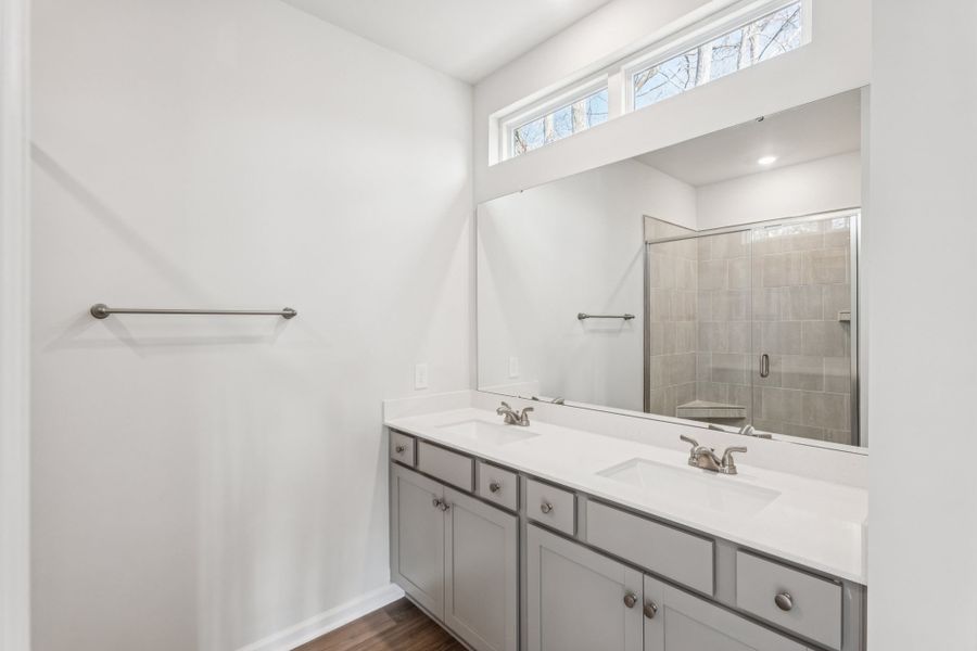 Furnished interior view inside a new home in Lakeview Village, Charlotte (Image 8). Furnished interior view inside a new home in Lakeview Village, Charlotte (Image 8).